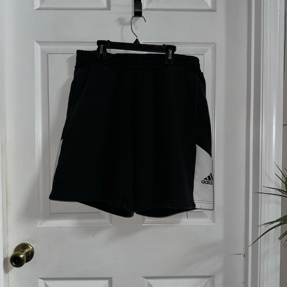 Adidas Men's Athletic Shorts in Black and White